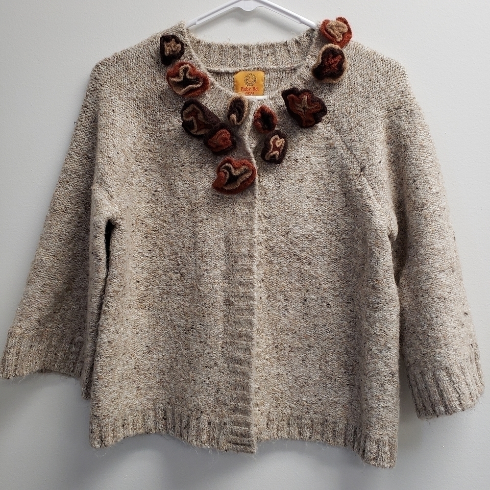 Ruby Rd Petite Sweater Cardigan Womens Size PM